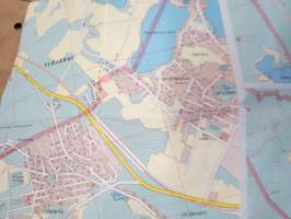 Tampere matkailukartta 1971 -kartta / map