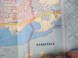 Tampere matkailukartta 1971 -kartta / map