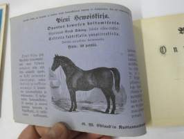 Arpakirja eli Onnenpyörä, huvitukseksi kansalle. Kolmas painos. 1876, erittäin harvinainen, tämä kappale kuulunut kustantajan G.W. Edlundin arkistoon