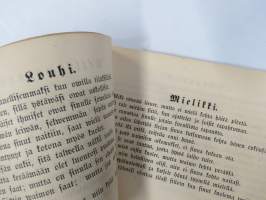 Arpakirja eli Onnenpyörä, huvitukseksi kansalle. Kolmas painos. 1876, erittäin harvinainen, tämä kappale kuulunut kustantajan G.W. Edlundin arkistoon