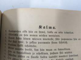 Arpakirja eli Onnenpyörä, huvitukseksi kansalle. Kolmas painos. 1876, erittäin harvinainen, tämä kappale kuulunut kustantajan G.W. Edlundin arkistoon