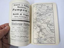 Richter´s Hamburg - Altona und Umgegend. Mit einem grossen Stadtplan und zahlreichen Karten und Plänen. -matkaopas + kartta