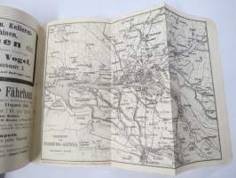 Richter´s Hamburg - Altona und Umgegend. Mit einem grossen Stadtplan und zahlreichen Karten und Plänen. -matkaopas + kartta