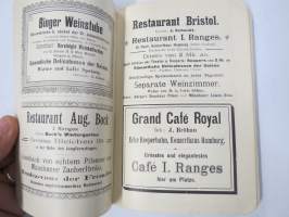 Richter´s Hamburg - Altona und Umgegend. Mit einem grossen Stadtplan und zahlreichen Karten und Plänen. -matkaopas + kartta