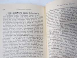 Richter´s Hamburg - Altona und Umgegend. Mit einem grossen Stadtplan und zahlreichen Karten und Plänen. -matkaopas + kartta