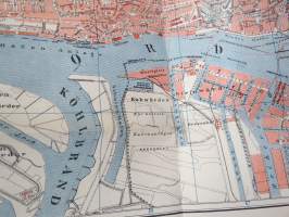 Richter´s Hamburg - Altona und Umgegend. Mit einem grossen Stadtplan und zahlreichen Karten und Plänen. -matkaopas + kartta