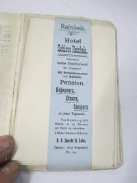 Richter´s Hamburg - Altona und Umgegend. Mit einem grossen Stadtplan und zahlreichen Karten und Plänen. -matkaopas + kartta