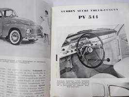 Volvo Viesti 1958 nr 3, Kansikuva kuvannut Matti Pitkänen, Volvo juhli Oulussa, BM puimuri MST 52, Volvo Jyväskylän Suurajoissa, Titaani, Uusi PV 544 -asiakaslehti