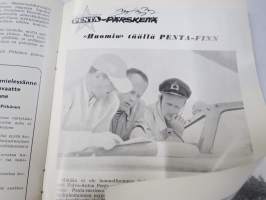 Volvo Viesti 1958 nr 3, Kansikuva kuvannut Matti Pitkänen, Volvo juhli Oulussa, BM puimuri MST 52, Volvo Jyväskylän Suurajoissa, Titaani, Uusi PV 544 -asiakaslehti