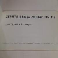 Ford zephyr ja zodiac omistajan käsikirja