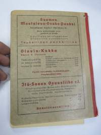 Savonlinnan ja ympäristön puhelinluettelo 1944, sisältää myös erillisen lisäluettelon