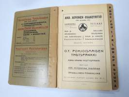 Savonlinnan puhelinluettelo 1937