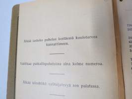 Savonlinnan puhelinluettelo 1937