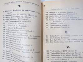 Savonlinnan puhelinluettelo 1937