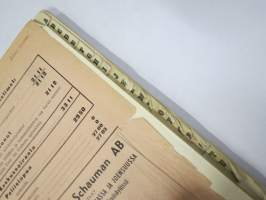 Savonlinnan ja ympäristön puhelinluettelo 1955, sisältää myös erilliset lisälehdet