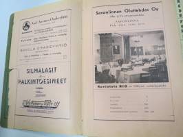 Savonlinnan ja ympäristön puhelinluettelo 1955, sisältää myös erilliset lisälehdet