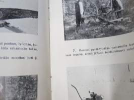 ARBOR - Patenteerattu siirrettävä moottorisaha ARBOR, käytettävä puiden kaadossa, tukkien katkaisemisessa ja halkojen sahauksessa -käyttöohjekirja