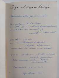 Laula ruohossa, tuuli : runoja (signeerattu)