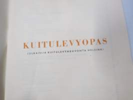 Kuitulevyopas 1951 - Tee se itse kuitulevystä tai huokoisesta kovalevystä, perusteellinen opas rakentajille - valmistajatehtaitten yhteisen yhdistyksen julkaisu