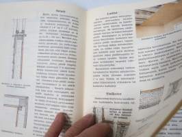Kuitulevyopas 1951 - Tee se itse kuitulevystä tai huokoisesta kovalevystä, perusteellinen opas rakentajille - valmistajatehtaitten yhteisen yhdistyksen julkaisu