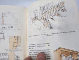 Kuitulevyopas 1951 - Tee se itse kuitulevystä tai huokoisesta kovalevystä, perusteellinen opas rakentajille - valmistajatehtaitten yhteisen yhdistyksen julkaisu