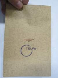 Archimedes - Handbok i skötseln av utombordsmotorn Archimedes Modell A -käyttöohjekirja