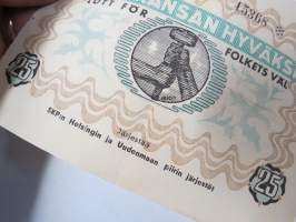 SKP Arpa Kansa Hyväksi - Lott för Folkets Väl 1945 -arpalippu, Suomen Kommunistinen Puolue