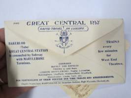 Tickets for the Criterion Theatre - Lessee Sir Charles Wyndham, kuori teatterilipuille, sisältää 2 kpl vuoden 1912/13 kalenteria, jossa sama &quot;Esperis&quot; tuoksu kuin...