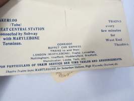Tickets for the Criterion Theatre - Lessee Sir Charles Wyndham, kuori teatterilipuille, sisältää 2 kpl vuoden 1912/13 kalenteria, jossa sama &quot;Esperis&quot; tuoksu kuin...