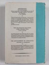 Adolescents and morality : a study of some moral values and dilemmas of working adolescents in the context of a changing climate of opinion