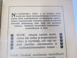 Hintaluettelo taikakoneista - Faust, Helsinki