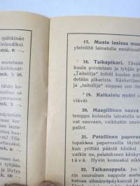 Hintaluettelo taikakoneista - Faust, Helsinki