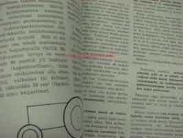 Traktoreita, moottorityökoneita ja moottorikäyttöisiä laitteita koskevia määräyksiä 1958
