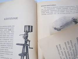 Käyttöohje Baltik-Käsiseparaattoreille B10, B21, B22, B23 vuoden 1910 mallit -käyttöohjekirja &amp; varaosaluettelo