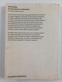 Innovative behavior of organizations : the case of new products