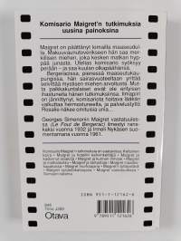 Maigret vastatuulessa : komisario Maigret&#039;n tutkimuksia