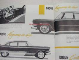 Dodge 1957 -myyntiesite, ruotsinkielinen