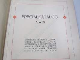 Maskinförnödenheter och Sprutor, Smörjapparater, Armatur, Pumpar, Rör, Verktyg, Transmissioner -kone- ja työkalukuvasto