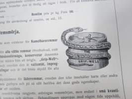 Maskinförnödenheter och Sprutor, Smörjapparater, Armatur, Pumpar, Rör, Verktyg, Transmissioner -kone- ja työkalukuvasto