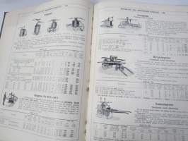 Maskinförnödenheter och Sprutor, Smörjapparater, Armatur, Pumpar, Rör, Verktyg, Transmissioner -kone- ja työkalukuvasto