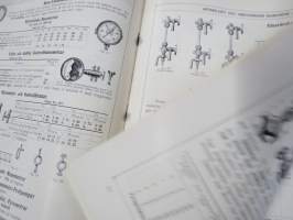 Maskinförnödenheter och Sprutor, Smörjapparater, Armatur, Pumpar, Rör, Verktyg, Transmissioner -kone- ja työkalukuvasto