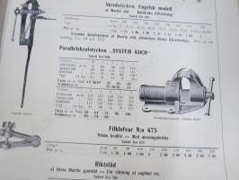 Maskinförnödenheter och Sprutor, Smörjapparater, Armatur, Pumpar, Rör, Verktyg, Transmissioner -kone- ja työkalukuvasto