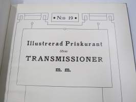 Transmissioner mm. -konepajatarvikkeita / työkaluja
