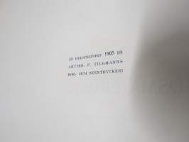 Julius Tallberg - Verktyg, Redskap och maskiner - Katalog nr 2. från år 1905, uskomattoman hieno kuvitettu luettelo erilaisista työkaluista ja tarvikkeista