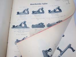 Julius Tallberg - Verktyg, Redskap och maskiner - Katalog nr 2. från år 1905, uskomattoman hieno kuvitettu luettelo erilaisista työkaluista ja tarvikkeista