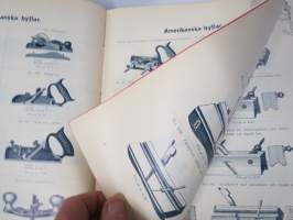 Julius Tallberg - Verktyg, Redskap och maskiner - Katalog nr 2. från år 1905, uskomattoman hieno kuvitettu luettelo erilaisista työkaluista ja tarvikkeista