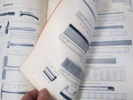 Julius Tallberg - Verktyg, Redskap och maskiner - Katalog nr 2. från år 1905, uskomattoman hieno kuvitettu luettelo erilaisista työkaluista ja tarvikkeista