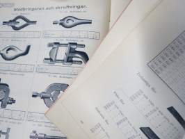 Julius Tallberg - Verktyg, Redskap och maskiner - Katalog nr 2. från år 1905, uskomattoman hieno kuvitettu luettelo erilaisista työkaluista ja tarvikkeista