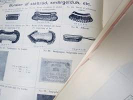 Julius Tallberg - Verktyg, Redskap och maskiner - Katalog nr 2. från år 1905, uskomattoman hieno kuvitettu luettelo erilaisista työkaluista ja tarvikkeista