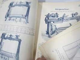 Julius Tallberg - Verktyg, Redskap och maskiner - Katalog nr 2. från år 1905, uskomattoman hieno kuvitettu luettelo erilaisista työkaluista ja tarvikkeista